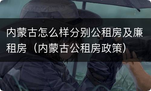 内蒙古怎么样分别公租房及廉租房（内蒙古公租房政策）