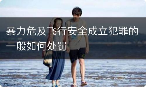 暴力危及飞行安全成立犯罪的一般如何处罚