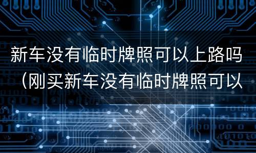 新车没有临时牌照可以上路吗（刚买新车没有临时牌照可以上路吗）