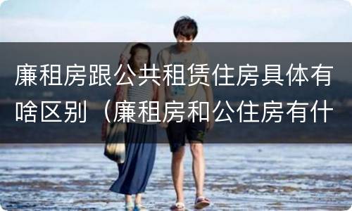 廉租房跟公共租赁住房具体有啥区别（廉租房和公住房有什么区别）