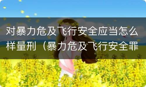 对暴力危及飞行安全应当怎么样量刑（暴力危及飞行安全罪的暴力行为的对象是）