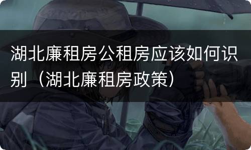 湖北廉租房公租房应该如何识别（湖北廉租房政策）
