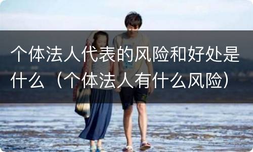 个体法人代表的风险和好处是什么（个体法人有什么风险）