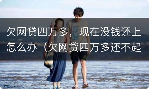 欠网贷四万多，现在没钱还上怎么办（欠网贷四万多还不起怎么办）