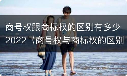 商号权跟商标权的区别有多少2022（商号权与商标权的区别）