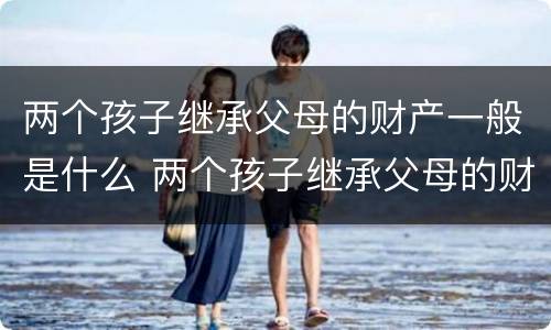 两个孩子继承父母的财产一般是什么 两个孩子继承父母的财产一般是什么性质