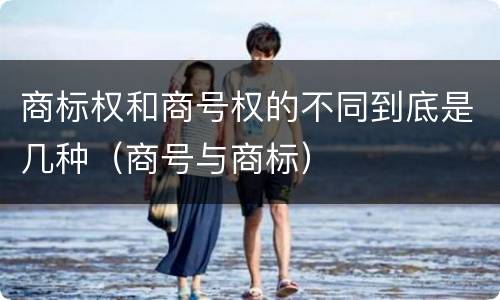 商标权和商号权的不同到底是几种（商号与商标）