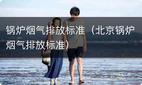 锅炉烟气排放标准（北京锅炉烟气排放标准）