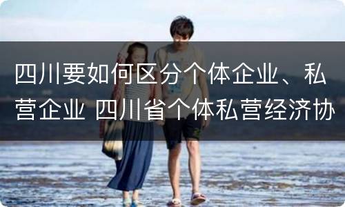 四川要如何区分个体企业、私营企业 四川省个体私营经济协会