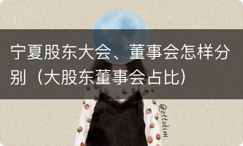宁夏股东大会、董事会怎样分别（大股东董事会占比）