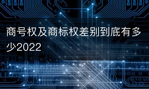 商号权及商标权差别到底有多少2022