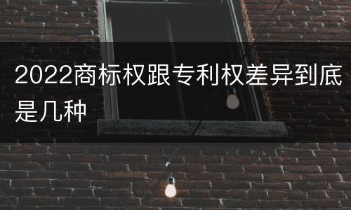 2022商标权跟专利权差异到底是几种