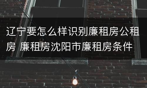 辽宁要怎么样识别廉租房公租房 廉租房沈阳市廉租房条件