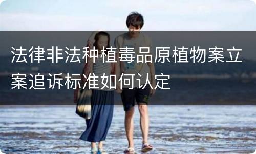 法律非法种植毒品原植物案立案追诉标准如何认定