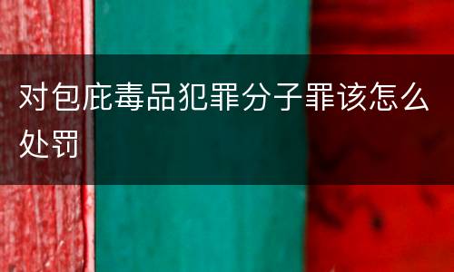 对包庇毒品犯罪分子罪该怎么处罚