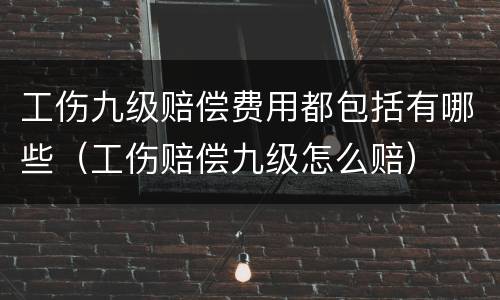 工伤九级赔偿费用都包括有哪些（工伤赔偿九级怎么赔）