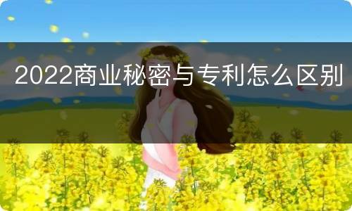 2022商业秘密与专利怎么区别