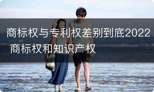 商标权与专利权差别到底2022 商标权和知识产权