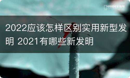 2022应该怎样区别实用新型发明 2021有哪些新发明
