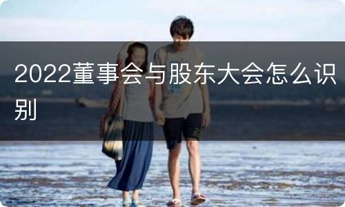 2022董事会与股东大会怎么识别