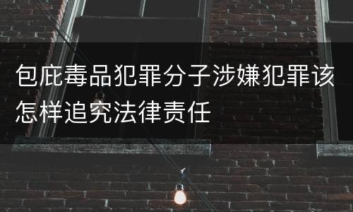 包庇毒品犯罪分子涉嫌犯罪该怎样追究法律责任
