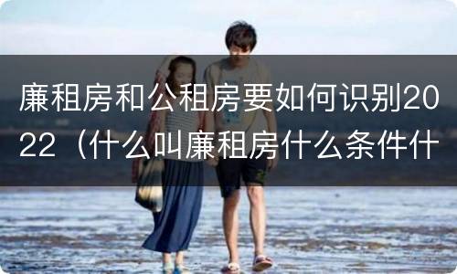 廉租房和公租房要如何识别2022（什么叫廉租房什么条件什么叫公租房）