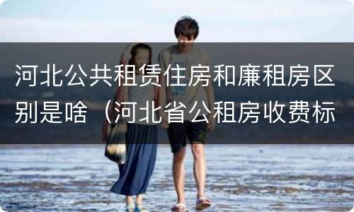 河北公共租赁住房和廉租房区别是啥（河北省公租房收费标准）