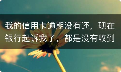 我的信用卡逾期没有还，现在银行起诉我了，都是没有收到法院传票，我应不应该去法院