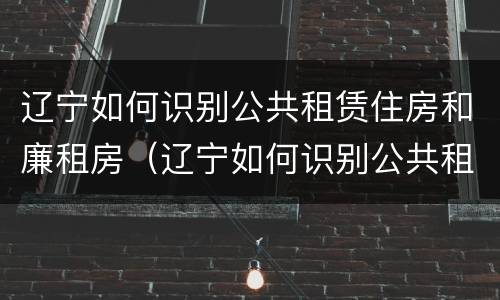 辽宁如何识别公共租赁住房和廉租房（辽宁如何识别公共租赁住房和廉租房信息）