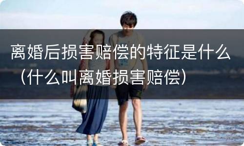 离婚后损害赔偿的特征是什么（什么叫离婚损害赔偿）