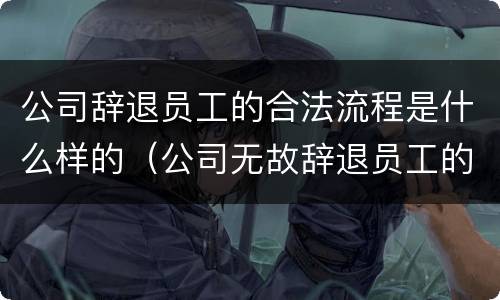 公司辞退员工的合法流程是什么样的（公司无故辞退员工的合法流程）