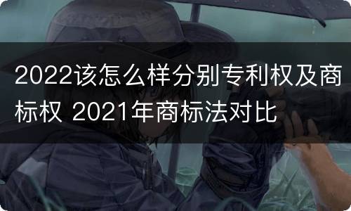 2022该怎么样分别专利权及商标权 2021年商标法对比