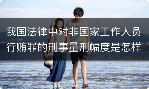 我国法律中对非国家工作人员行贿罪的刑事量刑幅度是怎样的
