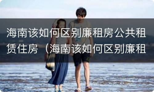 海南该如何区别廉租房公共租赁住房（海南该如何区别廉租房公共租赁住房和住宅）