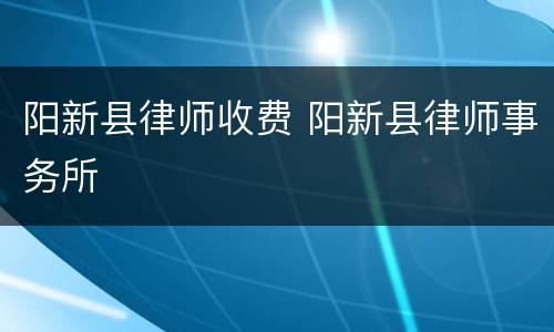 阳新县律师收费 阳新县律师事务所