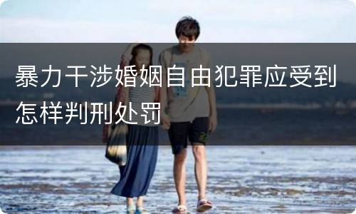 暴力干涉婚姻自由犯罪应受到怎样判刑处罚