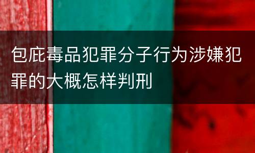 包庇毒品犯罪分子行为涉嫌犯罪的大概怎样判刑