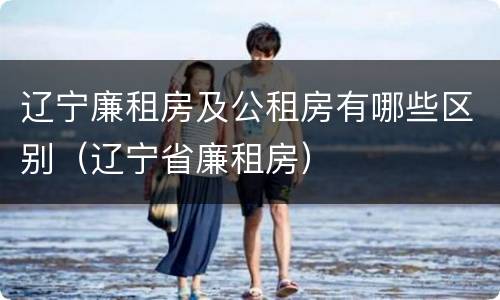 辽宁廉租房及公租房有哪些区别（辽宁省廉租房）