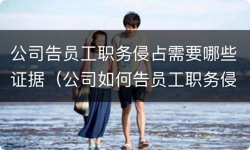 公司告员工职务侵占需要哪些证据（公司如何告员工职务侵占）