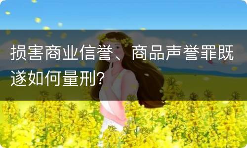 损害商业信誉、商品声誉罪既遂如何量刑？