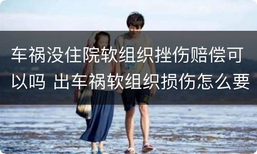 车祸没住院软组织挫伤赔偿可以吗 出车祸软组织损伤怎么要求赔偿