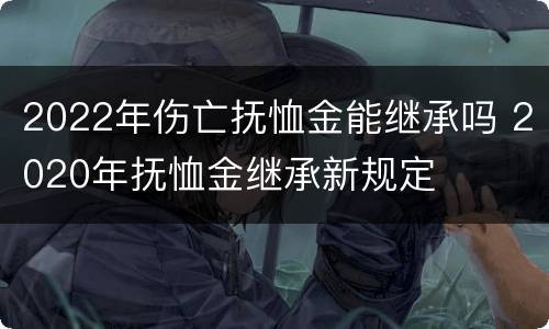 2022年伤亡抚恤金能继承吗 2020年抚恤金继承新规定