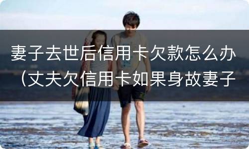妻子去世后信用卡欠款怎么办（丈夫欠信用卡如果身故妻子要还）