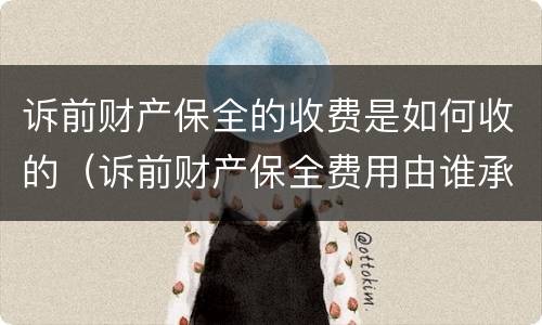 诉前财产保全的收费是如何收的（诉前财产保全费用由谁承担）