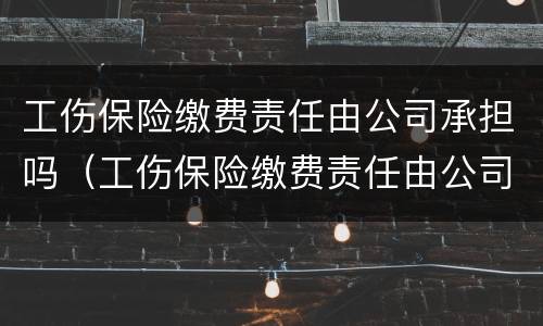 工伤保险缴费责任由公司承担吗（工伤保险缴费责任由公司承担吗合法吗）