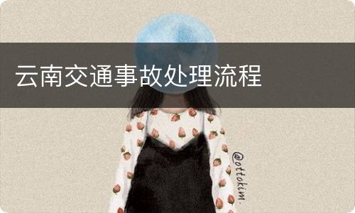 云南交通事故处理流程
