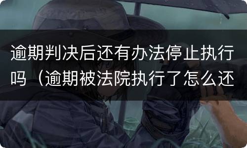 逾期判决后还有办法停止执行吗（逾期被法院执行了怎么还）