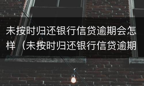 未按时归还银行信贷逾期会怎样（未按时归还银行信贷逾期会怎样处理）