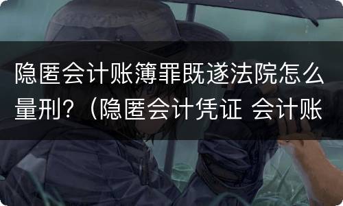 隐匿会计账簿罪既遂法院怎么量刑?（隐匿会计凭证 会计账簿罪司法解释）
