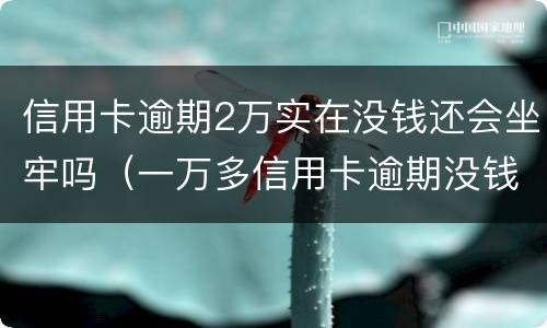 信用卡逾期2万实在没钱还会坐牢吗（一万多信用卡逾期没钱还会坐牢吗）